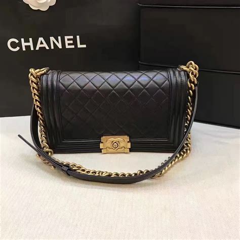 black boy chanel flap bag price|Chanel boyfriend bag.